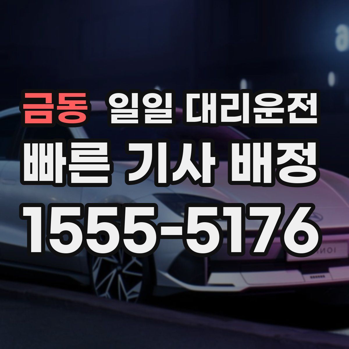 금동 일일 대리운전