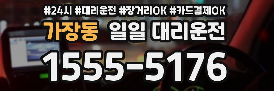 가장동 일일 대리운전