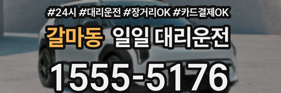 갈마동 일일 대리운전