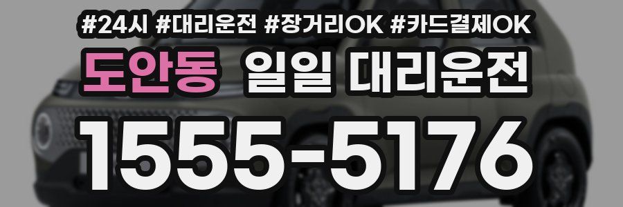 도안동 일일 대리운전