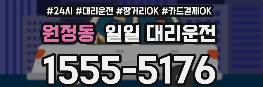 원정동 일일 대리운전