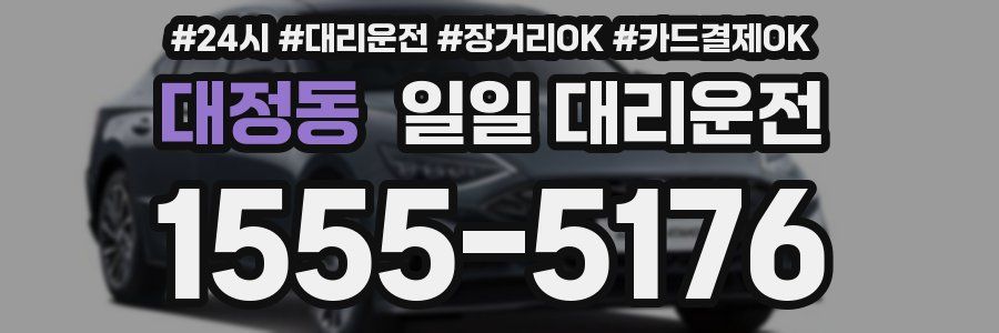 대정동 일일 대리운전