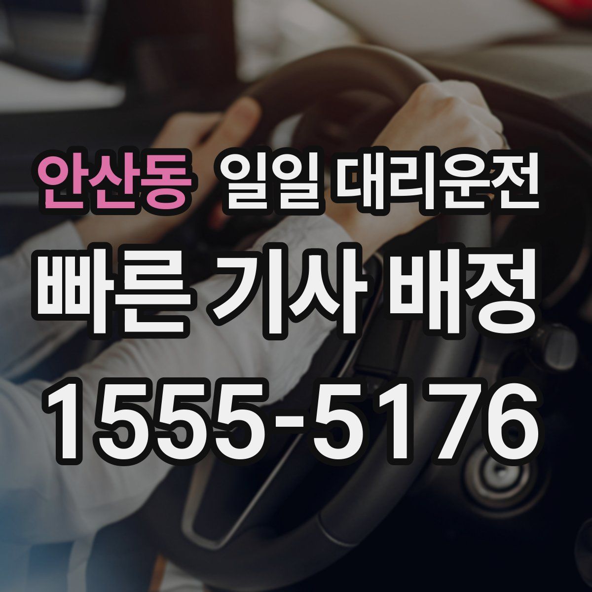 안산동 일일 대리운전