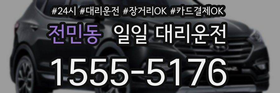 전민동 일일 대리운전