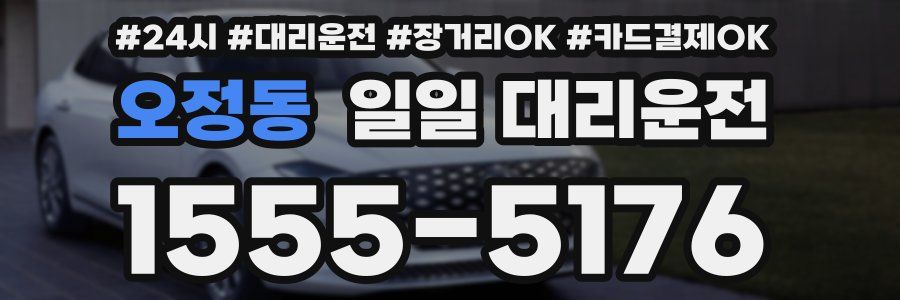 오정동 일일 대리운전
