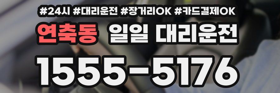 연축동 일일 대리운전