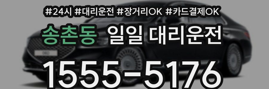송촌동 일일 대리운전