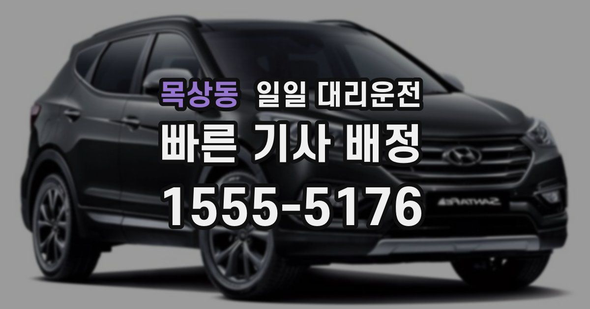 목상동 일일 대리운전