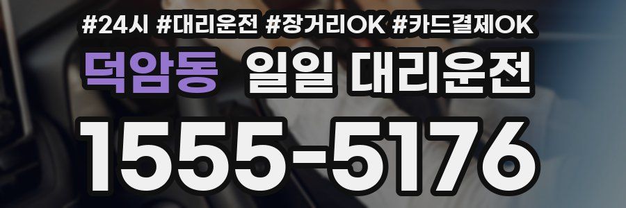 덕암동 일일 대리운전