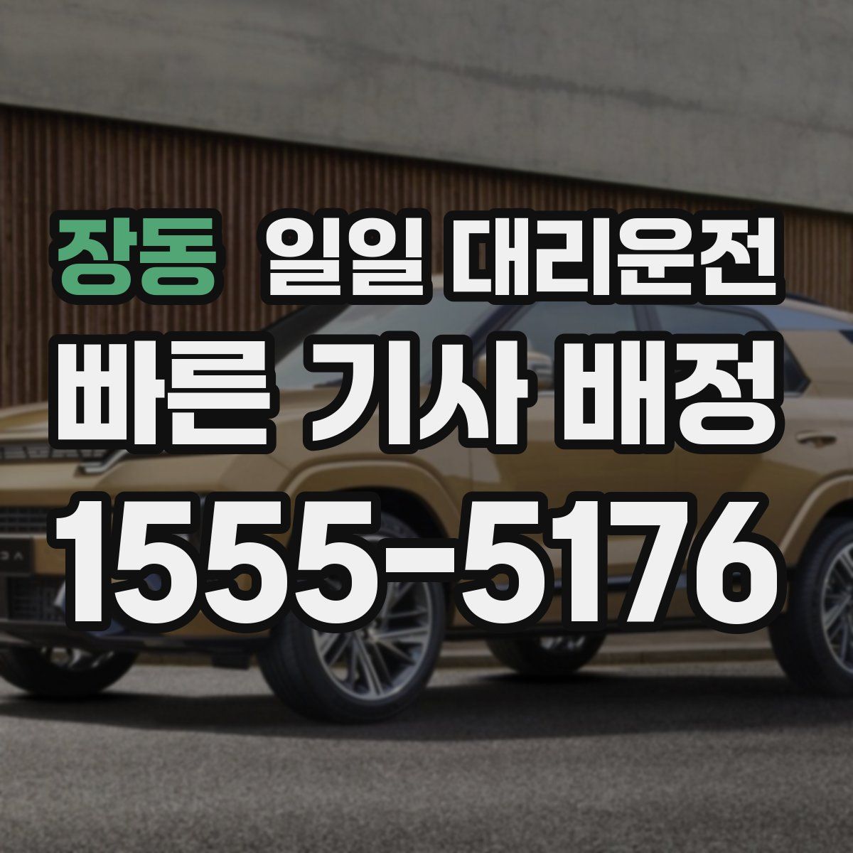 장동 일일 대리운전