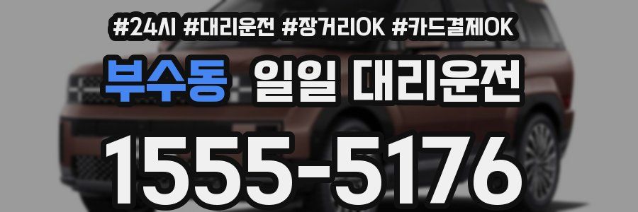 부수동 일일 대리운전