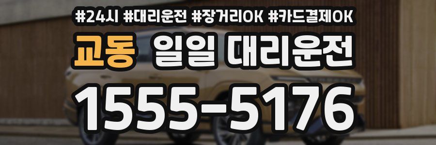 교동 일일 대리운전
