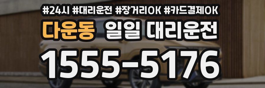 다운동 일일 대리운전