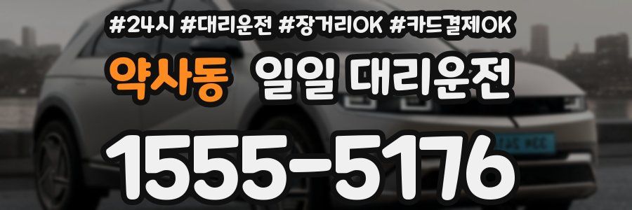 약사동 일일 대리운전