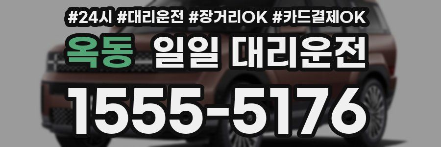 옥동 일일 대리운전