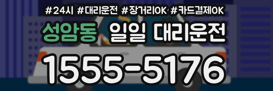 성암동 일일 대리운전