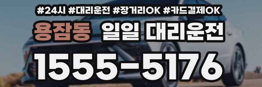용잠동 일일 대리운전