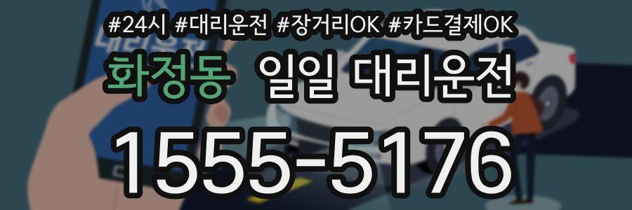 화정동 일일 대리운전