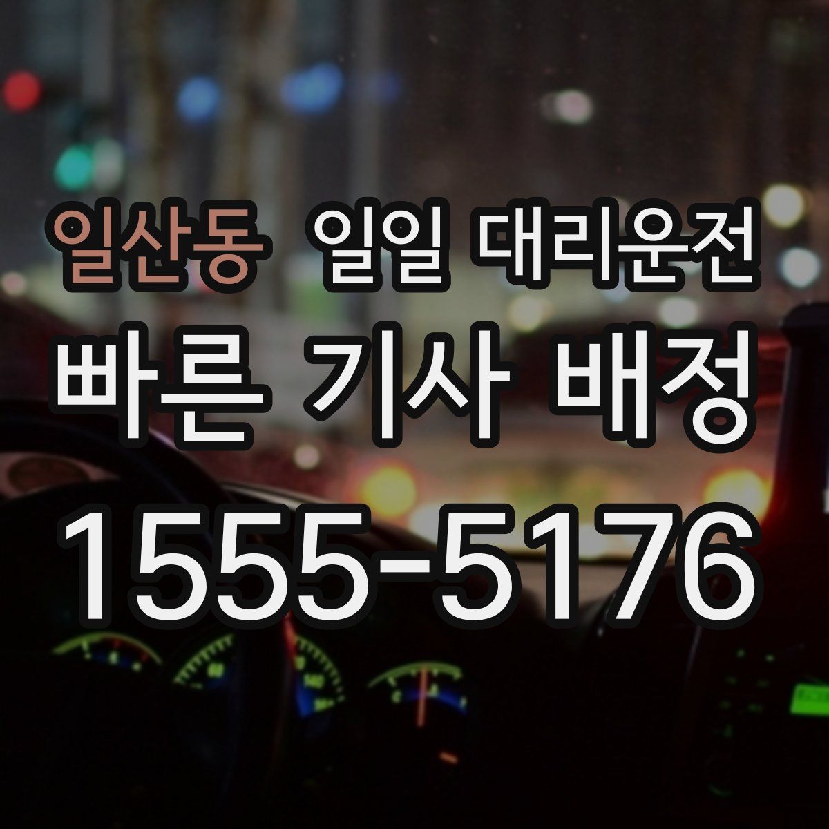 일산동 일일 대리운전