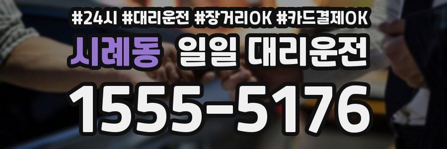 시례동 일일 대리운전