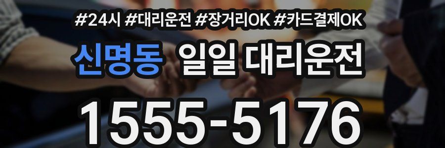 신명동 일일 대리운전