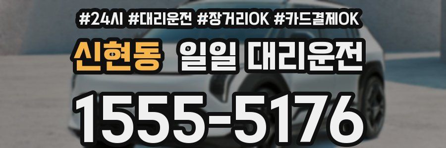 신현동 일일 대리운전