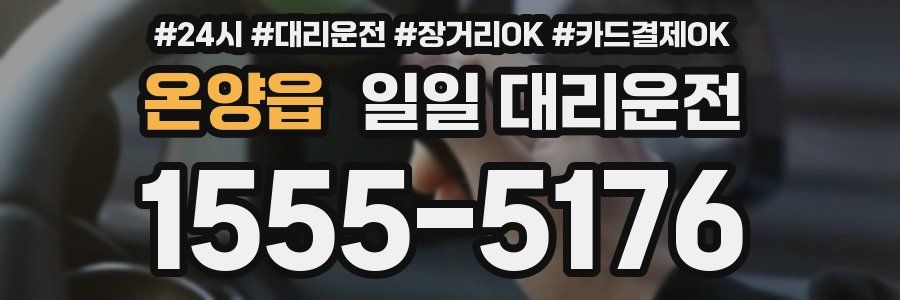 온양읍 일일 대리운전
