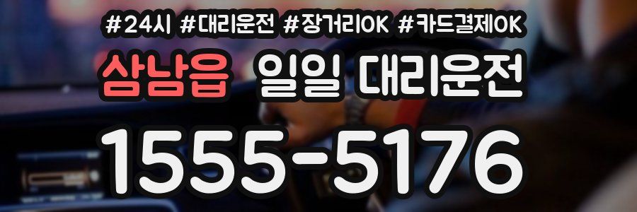 삼남읍 일일 대리운전