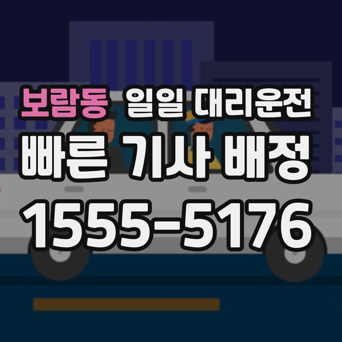 보람동 일일 대리운전