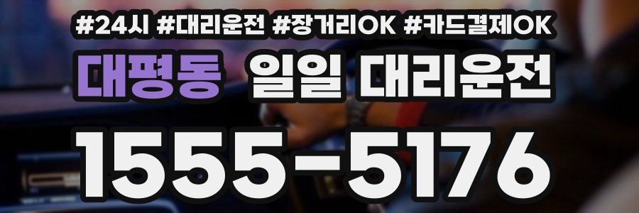 대평동 일일 대리운전