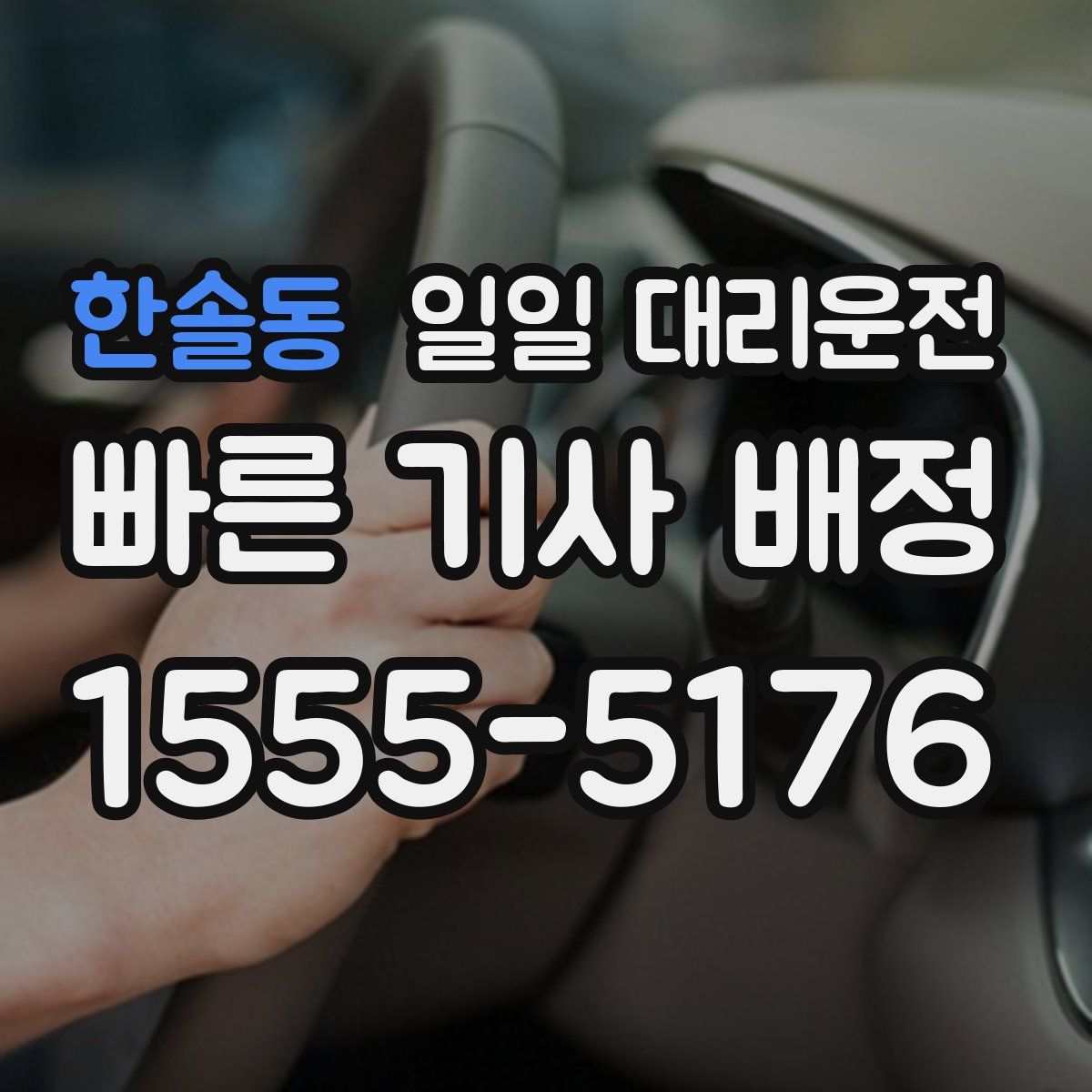 한솔동 일일 대리운전