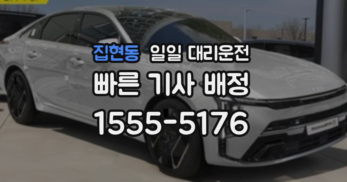 집현동 일일 대리운전