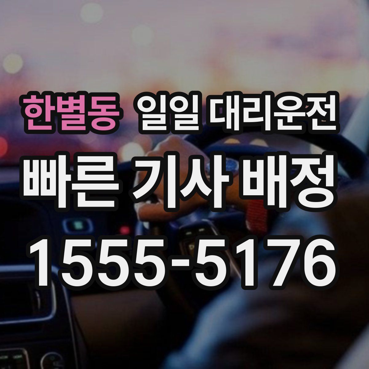 한별동 일일 대리운전