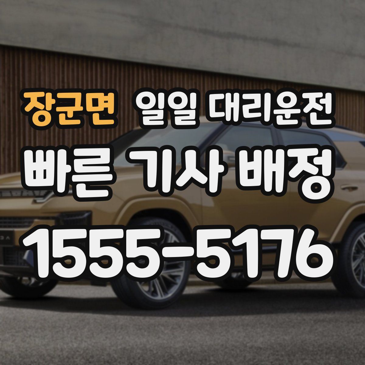 장군면 일일 대리운전