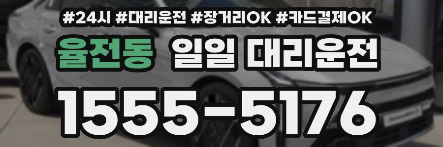 율전동 일일 대리운전