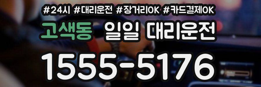 고색동 일일 대리운전
