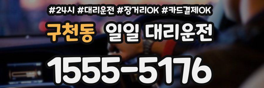 구천동 일일 대리운전