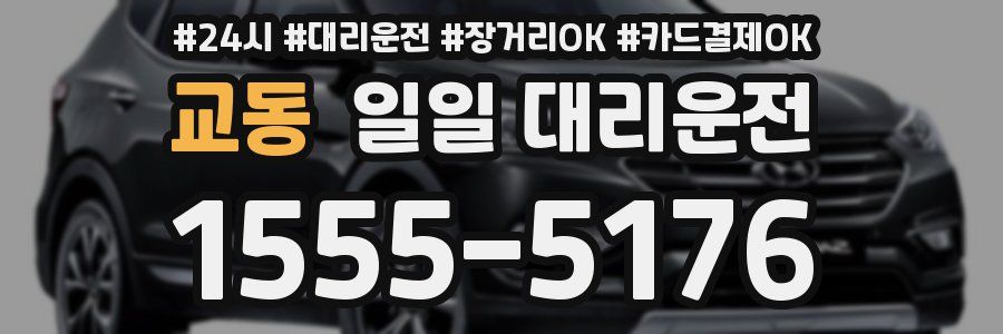 교동 일일 대리운전