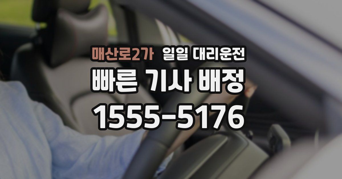 매산로2가 일일 대리운전