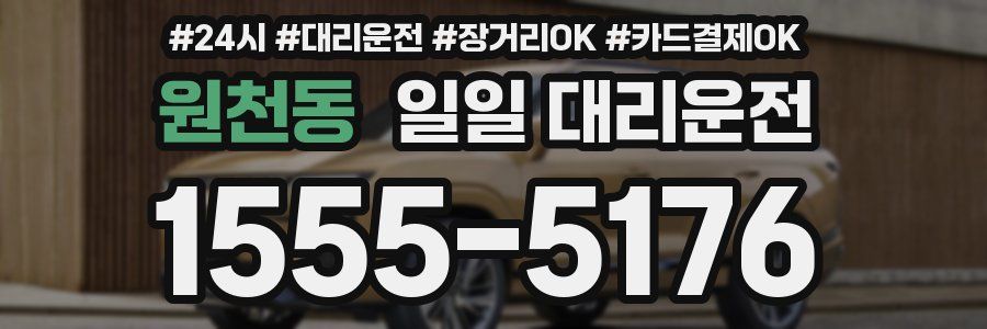 원천동 일일 대리운전