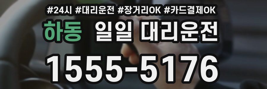 하동 일일 대리운전