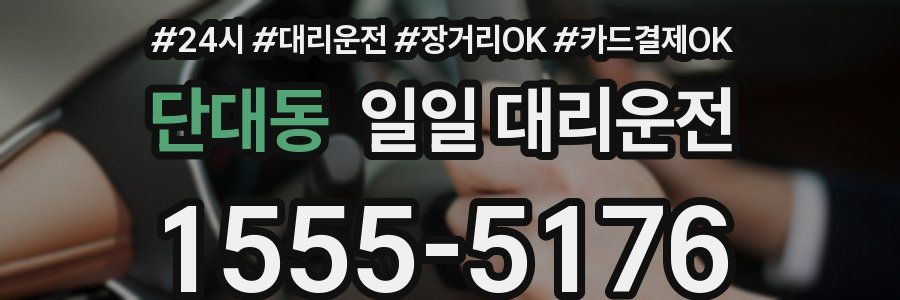 단대동 일일 대리운전