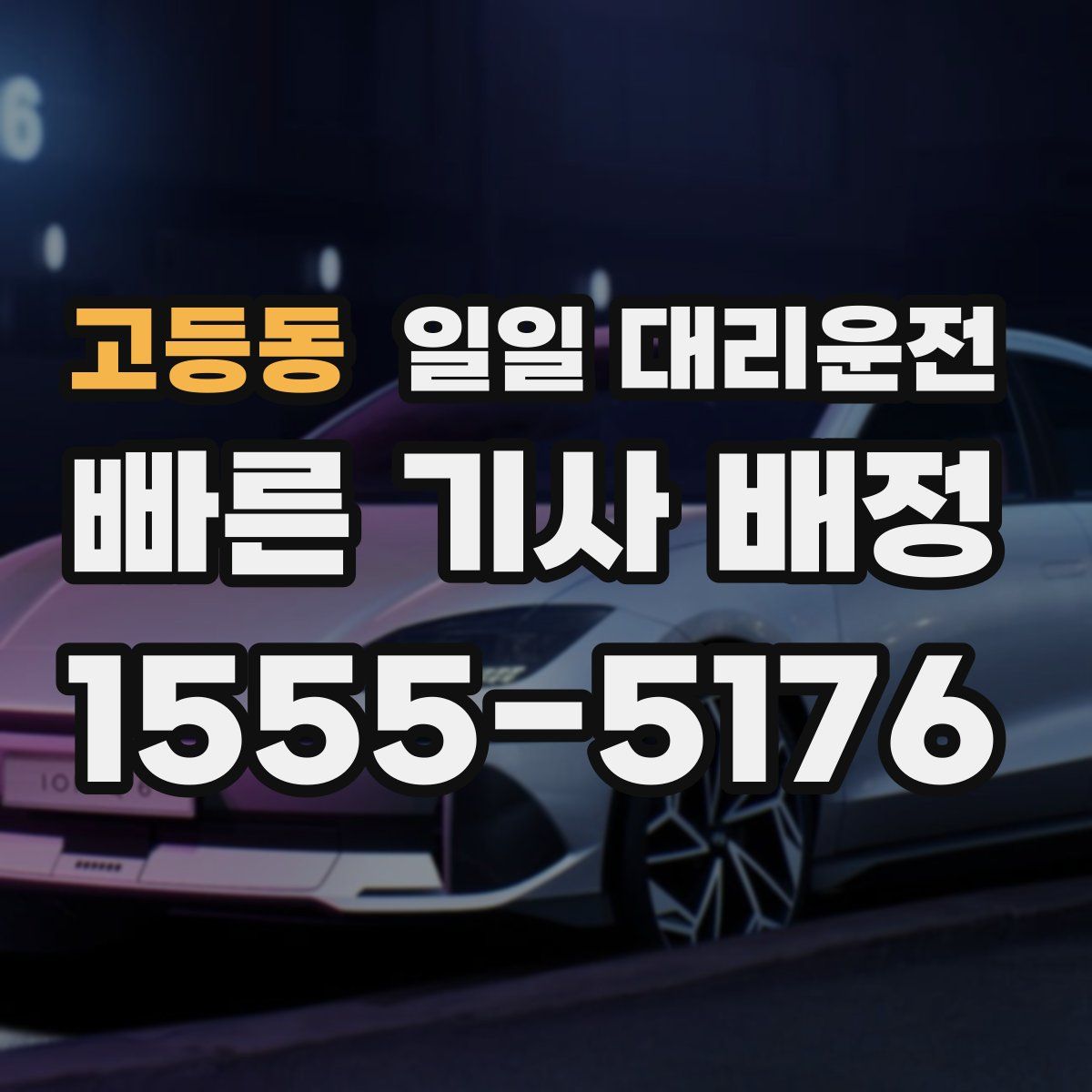 고등동 일일 대리운전