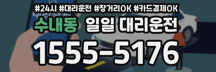 수내동 일일 대리운전