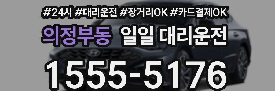 의정부동 일일 대리운전