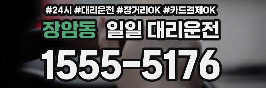 장암동 일일 대리운전