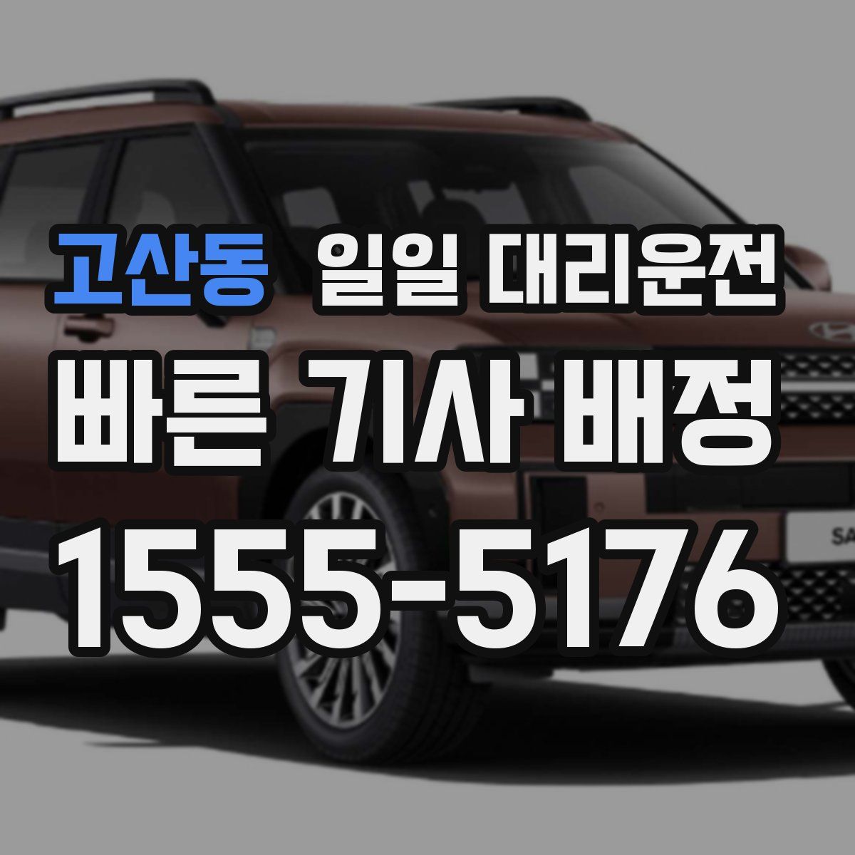 고산동 일일 대리운전