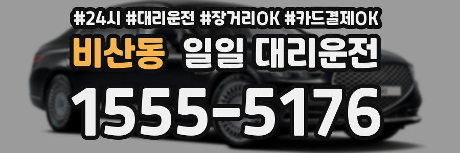 비산동 일일 대리운전