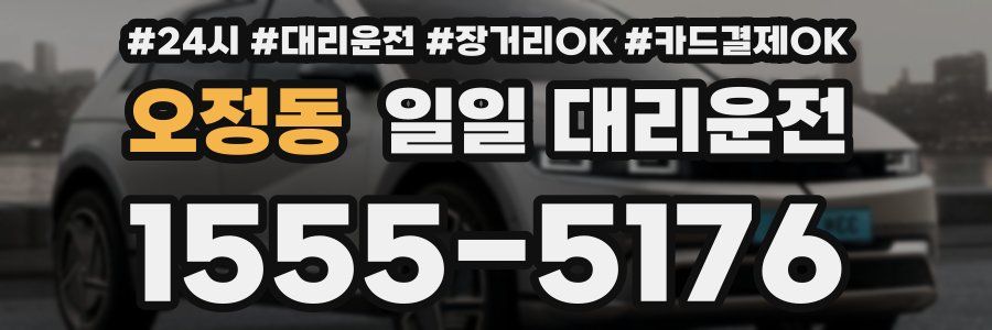 오정동 일일 대리운전