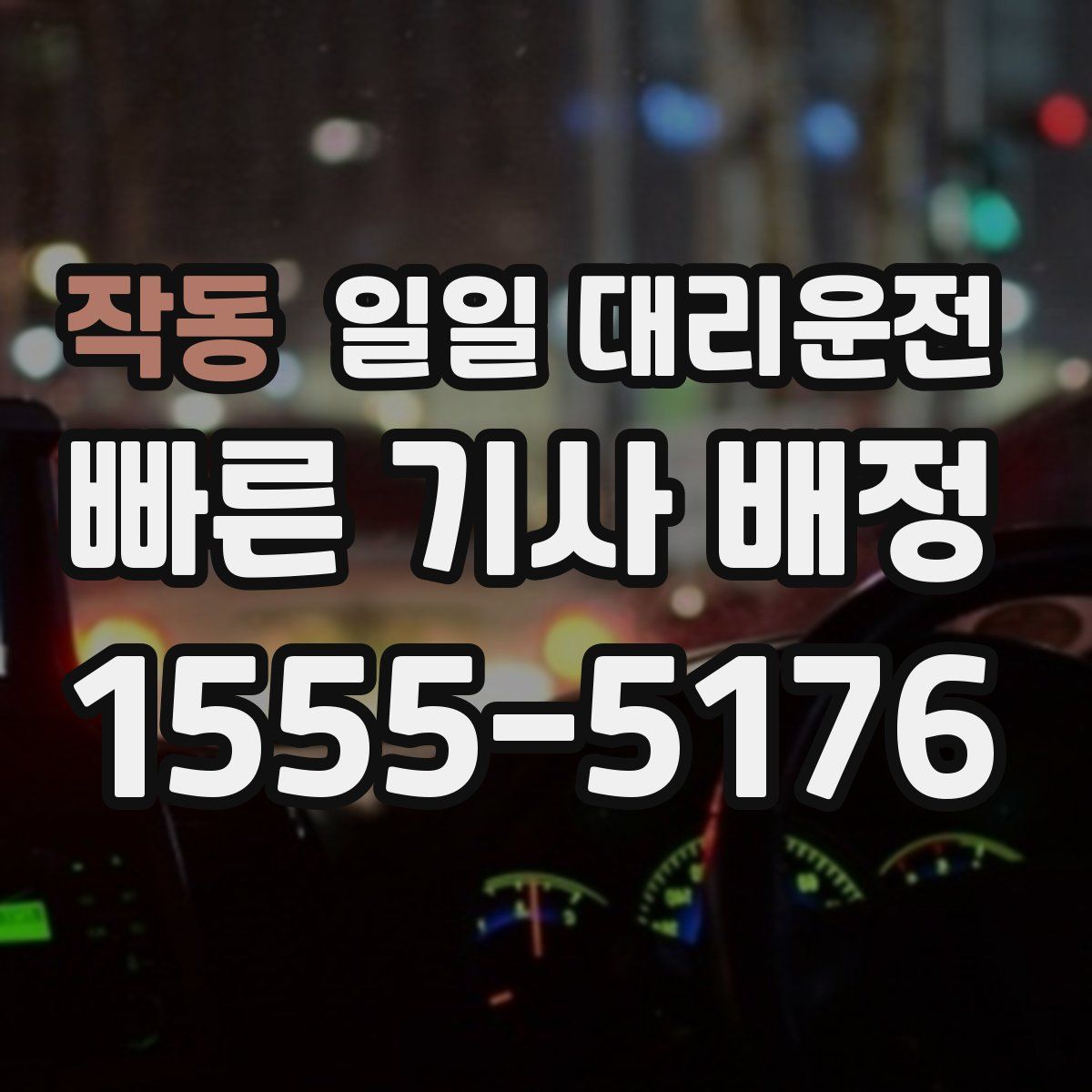 작동 일일 대리운전